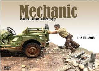 4x4 Mechanics - Figure #5 American Diorama 1:18 (Auto nicht enthalten!)