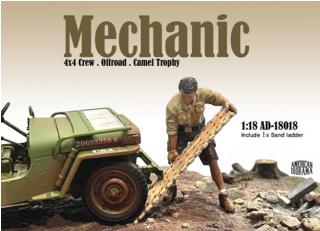 4x4 Mechanics - Figure #8 American Diorama 1:18 (Auto nicht enthalten!)