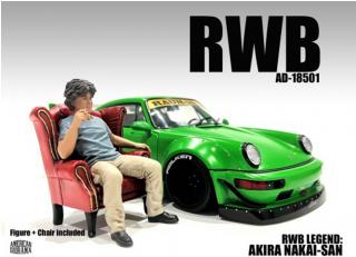 RWB Akira Nakai - Figure #1 (Set of 2) American Diorama 1:18 (Auto nicht enthalten!)