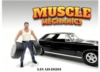 Figur - Muscle Mechanic #1 American Diorama 1:18 (Auto nicht enthalten!)