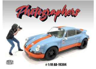 Figur - Photographers #4 American Diorama 1:18 (Auto nicht enthalten!)