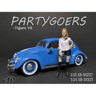 Partygoers - Figure 7 *** Woodstock, Coachella theme *** (Auto nicht enthalten!) American Diorama 1:18