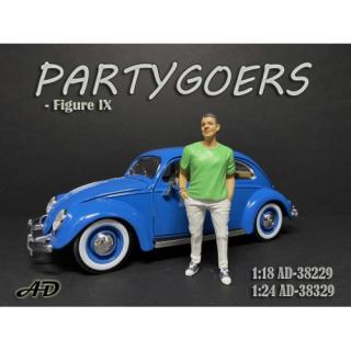 Partygoers - Figure 9 *** Woodstock, Coachella theme *** (Auto nicht enthalten!) American Diorama 1:18