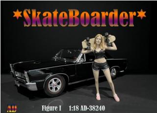 Figur Skateboarder - Figure I (Auto nicht enthalten) American Diorama 1:18