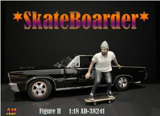 Figur Skateboarder - Figure II (Auto nicht enthalten) American Diorama 1:18