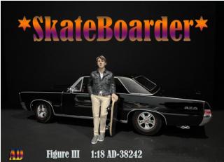 Figur Skateboarder - Figure III (Auto nicht enthalten) American Diorama 1:18