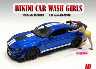 Figur Bikini Car Wash Girl - Stephanie American Diorama 1:18 (Auto nicht enthalten!)