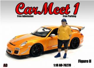 Car Meet 1 - Figure II American Diorama 1:18 (Auto nicht enthalten!)