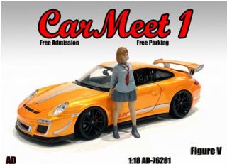 Car Meet 1 - Figure V American Diorama 1:18 (Auto nicht enthalten!)