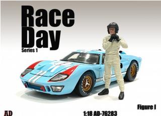 Race Day 1 - Figur I Rennfahrer  American Diorama 1:18 (Auto nicht enthalten!)