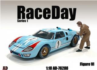 Race Day 1 - Figur VI American Diorama 1:18 (Auto nicht enthalten!)