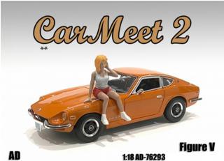 Car Meet 2 - Figure V American Diorama 1:18 (Auto nicht enthalten!)