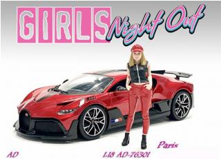 Figur Girls Night Out - Paris American Diorama 1:18 (Auto nicht enthalten!)