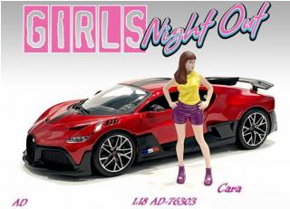 Figur Girls Night Out - Cara American Diorama 1:18 (Auto nicht enthalten!)