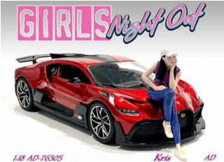 Figur Girls Night Out - Kris American Diorama 1:18 (Auto nicht enthalten!)