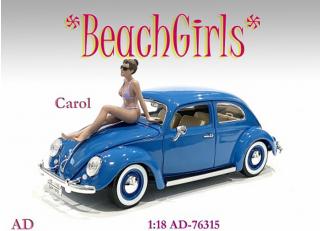 Beach Girls - Carol American Diorama 1:18 (Auto nicht enthalten!)
