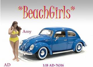 Beach Girls - Amy American Diorama 1:18 (Auto nicht enthalten!)
