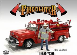 Figur Firefighters - Fire Captain American Diorama 1:18 (Auto nicht enthalten!)