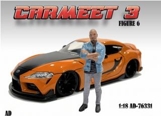 Car Meet 3 - Figure 6 American Diorama 1:18 (Auto nicht enthalten!)