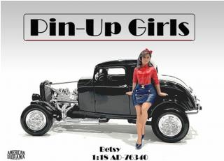 Figur Pin-up Girl - Betsy American Diorama 1:18 (Auto nicht enthalten!)