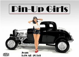 Figur Pin-up Girl - Jean American Diorama 1:18 (Auto nicht enthalten!)