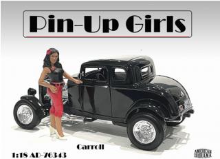 Figur Pin-up Girl - Carroll American Diorama 1:18 (Auto nicht enthalten!)