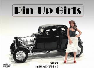 Figur Pin-up Girl - Suzy American Diorama 1:18 (Auto nicht enthalten!)