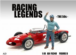 Figur Racing Legend - 1950s Driver B American Diorama 1:18 (Auto nicht enthalten!)