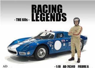 Figur Racing Legend - 1960s Driver A American Diorama 1:18 (Auto nicht enthalten!)