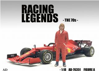 Figur Racing Legend - 1970s Driver A American Diorama 1:18 (Auto nicht enthalten!)