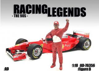 Racing Legend - 1990s Driver B American Diorama 1:18 (Auto nicht enthalten!)