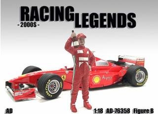 Racing Legend - 2000s Driver B American Diorama 1:18 (Auto nicht enthalten!)