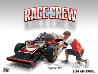 Race Crew 1 Figur American Diorama 1:24 (Auto nicht enthalten!)