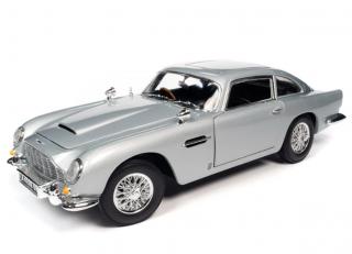 Aston Martin DB5 1965 Coupe James Bond (No Time to Die), silver birch Auto World 1:18