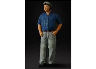 Figur Juan Manuel Fangio Resin  Figurenmanufaktur 1:18