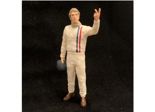 Figur Amerikanischer Rennfahrer Figurenmanufaktur 1:18