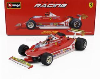 FERRARI F1 312T4 - WINNER WATKINS GLEN 1979 (WITH PILOT FIGURE AND RAIN WHEELS)  GILLES VILLENEUVE Burago 1:18