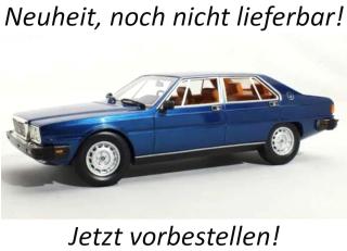 Maserati Quatroporte III blue metallic 79-85 Cult Scale Models 1:18 Resinemodell (Türen, Motorhaube... nicht zu öffnen!) <br> Liefertermin nicht bekannt