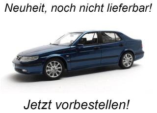 Saab 9-5 Turbo Aero (1998) - blue met. Cult Scale Models 1:18 Resinemodell (Türen, Motorhaube... nicht zu öffnen!) Availability unknown