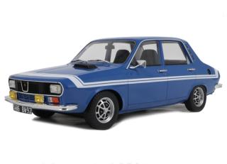 Renault 12 Gordini Blue 418 1972 OttO mobile 1:12 Resinemodell (Türen, Motorhaube... nicht zu öffnen!)