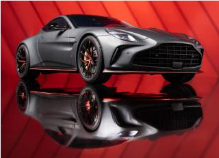 ASTON MARTIN VANTAGE S SATIN XENON GREY 2026 GT Spirit 1:18 Resinemodell (Türen, Motorhaube... nicht zu öffnen!) <br> Lieferbar ab Anfang November 2026