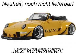 Porsche RWB Bodykit Nohra Yellow 2023 GT Spirit 1:18 Resinemodell (Türen, Motorhaube... nicht zu öffnen!)  Lieferbar ab Ende August 2024