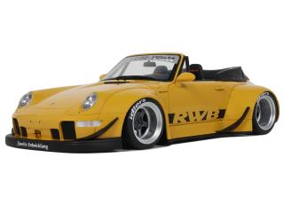 Porsche RWB Bodykit Nohra Yellow 2023 GT Spirit 1:18 Resinemodell (Türen, Motorhaube... nicht zu öffnen!)