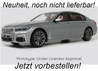 BMW M760I V12 FINAL EDITION GREY 2020 GT Spirit 1:18 Resinemodell (Türen, Motorhaube... nicht zu öffnen!)<br> Lieferbar ab Ende Oktober 2024