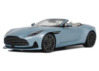 ASTON MARTIN DB12 VOLANTE CARRIBBEAN BLUE PEARL 2 2023 GT Spirit 1:18 Resinemodell (Türen, Motorhaube... nicht zu öffnen!)