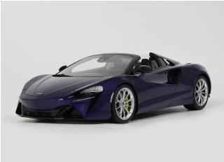 MCLAREN ARTURA SPIDER LANTANA PURPLE 2024 GT Spirit 1:18 Resinemodell (Türen, Motorhaube... nicht zu öffnen!)  Disponible à partir de mi-juillet 2025