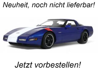 CHEVROLET CORVETTE C4 GRAN SPORT BLUE 1996 GT Spirit 1:18 Resinemodell (Türen, Motorhaube... nicht zu öffnen!)  Available from end of January 2026