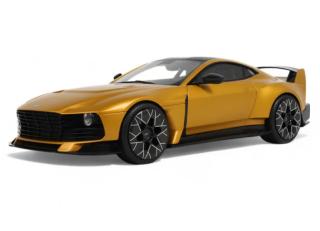 ASTON MARTIN VALIANT AURIC GOLD METALLIC 2024 GT Spirit 1:18 Resinemodell (Türen, Motorhaube... nicht zu öffnen!)