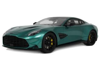 ASTON MARTIN VANQUISH GREEN 2024 GT Spirit 1:18 Resinemodell (Türen, Motorhaube... nicht zu öffnen!)