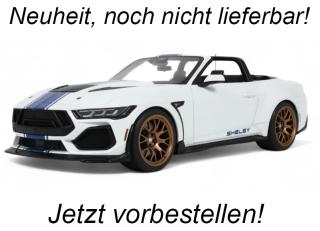 FORD SHELBY MUSTANG SUPERSNAKE WHITE 2025 GT Spirit 1:18 Resinemodell (Türen, Motorhaube... nicht zu öffnen!)  Available from end of January 2026